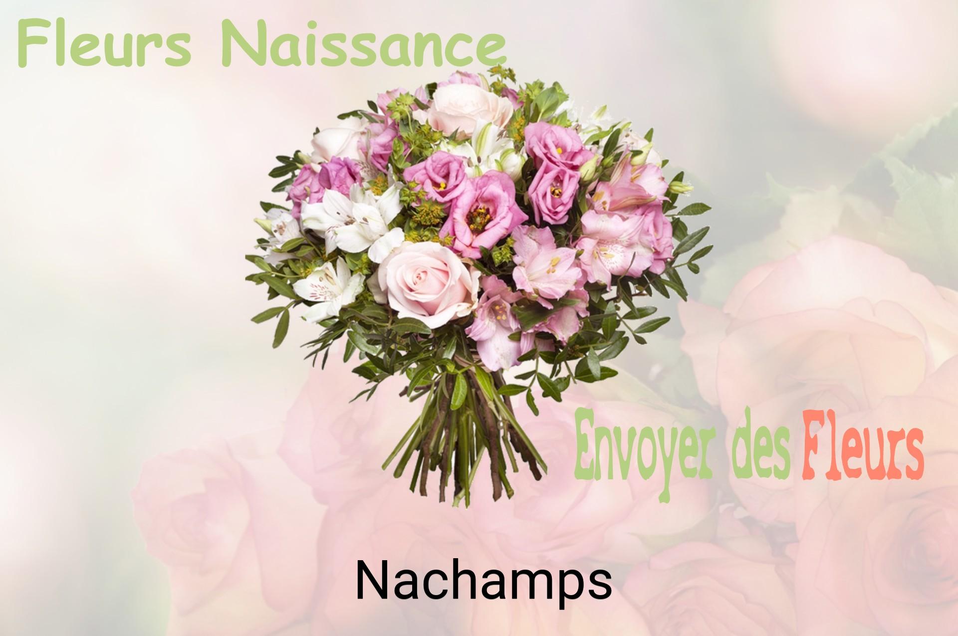 Bouquet de fleurs de naissance livré à Nachamps